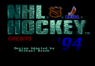 Заставка игры NHL '94